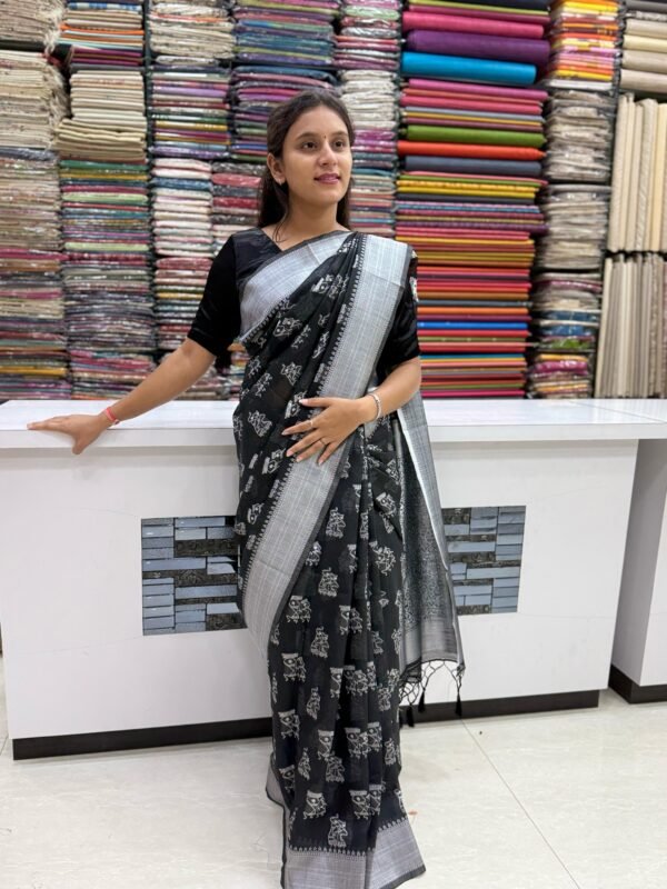 silk-cotton saree